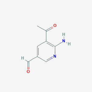 5-Acetyl-6-aminonicotinaldehyde