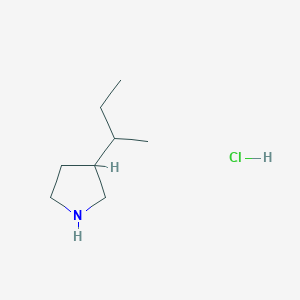 3-(Butan-2-yl)pyrrolidine hydrochloride