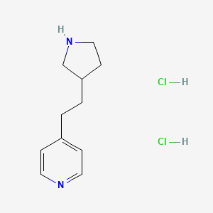 4-[2-(Pyrrolidin-3-yl)ethyl]pyridine dihydrochloride