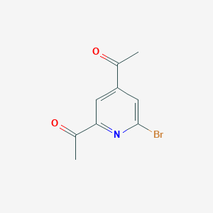 1-(2-Acetyl-6-bromopyridin-4-YL)ethanone