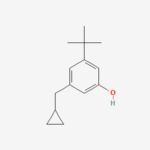 3-Tert-butyl-5-(cyclopropylmethyl)phenol