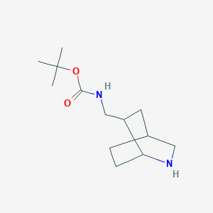 tert-butyl N-({2-azabicyclo[2.2.2]octan-6-yl}methyl)carbamate
