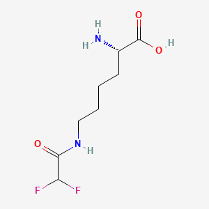 molecular formula C8H14F2N2O3 B14851529 H-Lys(F2Ac)-OH 