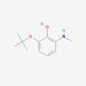 2-(Tert-butoxy)-6-(methylamino)phenol