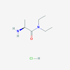 molecular formula C7H17ClN2O B14851592 L-Ala-NEt2.HCl 