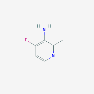 molecular formula C6H7FN2 B14851599 4-Fluoro-2-methylpyridin-3-amine 