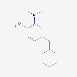 4-(Cyclohexylmethyl)-2-(dimethylamino)phenol