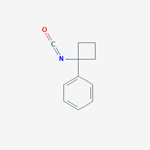 molecular formula C11H11NO B14851666 (1-Isocyanatocyclobutyl)benzene 