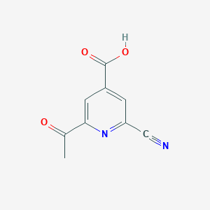 2-Acetyl-6-cyanoisonicotinic acid