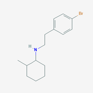 molecular formula C15H22BrN B1485176 N-[2-(4-bromophenyl)ethyl]-2-methylcyclohexan-1-amine CAS No. 2098051-52-4