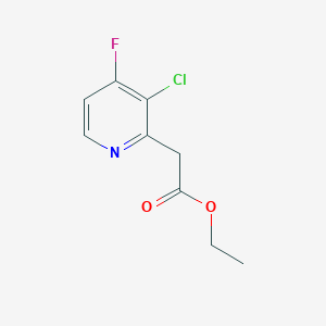 Ethyl (3-chloro-4-fluoropyridin-2-YL)acetate