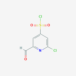 2-Chloro-6-formylpyridine-4-sulfonyl chloride