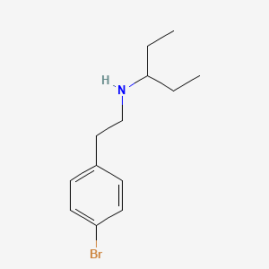 [2-(4-Bromophenyl)ethyl](pentan-3-yl)amine