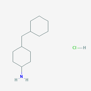 4-(Cyclohexylmethyl)cyclohexan-1-amine hydrochloride