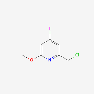 2-(Chloromethyl)-4-iodo-6-methoxypyridine