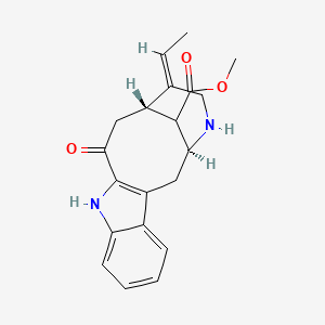 methyl (1S,14S,15Z)-15-ethylidene-12-oxo-10,17-diazatetracyclo[12.3.1.03,11.04,9]octadeca-3(11),4,6,8-tetraene-18-carboxylate