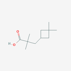 3-(3,3-Dimethylcyclobutyl)-2,2-dimethylpropanoic acid