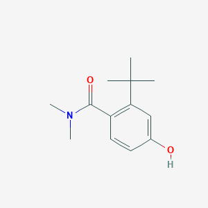 molecular formula C13H19NO2 B14852002 2-Tert-butyl-4-hydroxy-N,N-dimethylbenzamide 