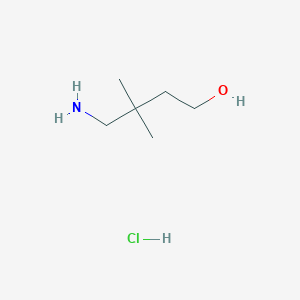 4-Amino-3,3-dimethylbutan-1-ol hydrochloride