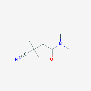 3-cyano-N,N,3,3-tetramethylpropanamide