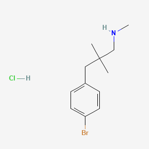 [3-(4-Bromophenyl)-2,2-dimethylpropyl](methyl)amine hydrochloride