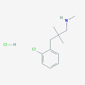 [3-(2-Chlorophenyl)-2,2-dimethylpropyl](methyl)amine hydrochloride