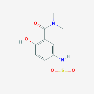 2-Hydroxy-5-methanesulfonylamino-N,N-dimethyl-benzamide