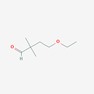 molecular formula C8H16O2 B1485206 4-乙氧基-2,2-二甲基丁醛 CAS No. 1935200-96-6