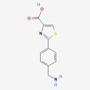 2-(4-Aminomethyl-phenyl)-thiazole-4-carboxylic acid