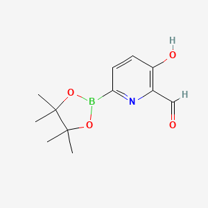 (6-Formyl-5-hydroxypyridin-2-YL)boronic acid pinacol ester