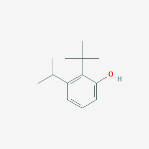 molecular formula C13H20O B14852117 2-Tert-butyl-3-(propan-2-YL)phenol 