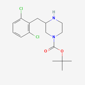 3-(2,6-Dichloro-benzyl)-piperazine-1-carboxylic acid tert-butyl ester