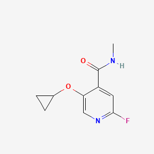 5-Cyclopropoxy-2-fluoro-N-methylisonicotinamide