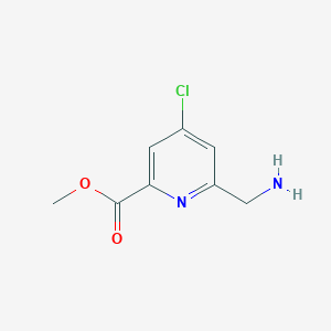 Methyl 6-(aminomethyl)-4-chloropyridine-2-carboxylate