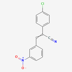 (Z)-2-(4-chlorophenyl)-3-(3-nitrophenyl)acrylonitrile