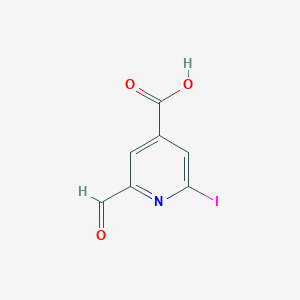 2-Formyl-6-iodoisonicotinic acid