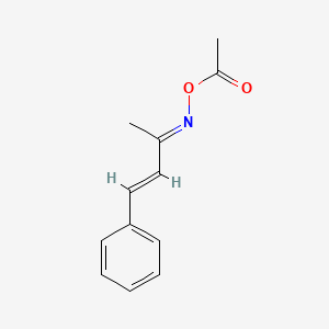 1-({[(2E,3E)-4-phenylbut-3-en-2-ylidene]amino}oxy)ethanone