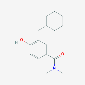 3-(Cyclohexylmethyl)-4-hydroxy-N,N-dimethylbenzamide