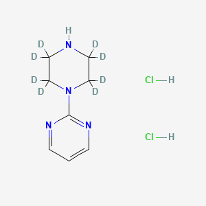 molecular formula C8H14Cl2N4 B14852274 2,2,3,3,5,5,6,6-Octadeuterio-1-pyrimidin-2-ylpiperazine;dihydrochloride 