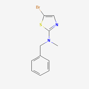 molecular formula C11H11BrN2S B14852289 N-Benzyl-5-bromo-N-methylthiazol-2-amine 