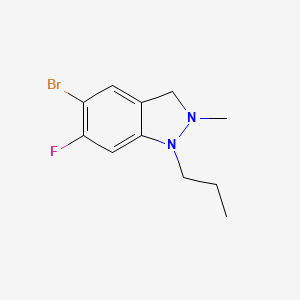 5-bromo-6-fluoro-2-methyl-1-propyl-3H-indazole