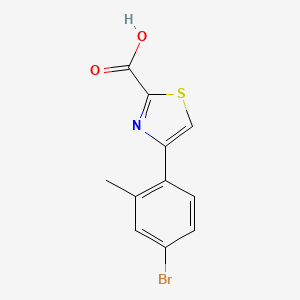 4-(4-Bromo-2-methyl-phenyl)-thiazole-2-carboxylic acid