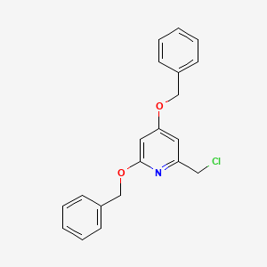 2,4-Bis(benzyloxy)-6-(chloromethyl)pyridine