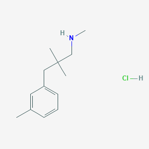 molecular formula C13H22ClN B1485231 [2,2-Dimethyl-3-(3-methylphenyl)propyl](methyl)amine hydrochloride CAS No. 2098031-53-7