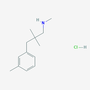 molecular formula C13H22ClN B1485231 [2,2-二甲基-3-(3-甲基苯基)丙基]甲胺盐酸盐 CAS No. 2098031-53-7