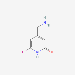 4-(Aminomethyl)-6-fluoropyridin-2-OL