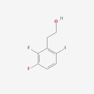 molecular formula C8H7F2IO B14852352 6-Iodo-2,3-difluorobenzeneethanol 