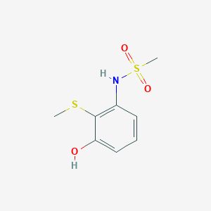 N-(3-Hydroxy-2-(methylthio)phenyl)methanesulfonamide