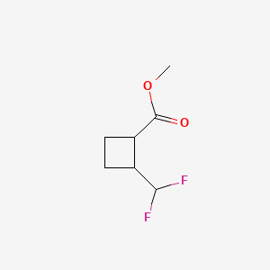 Methyl 2-(difluoromethyl)cyclobutane-1-carboxylate