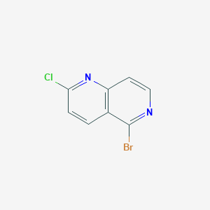 5-Bromo-2-chloro-1,6-naphthyridine